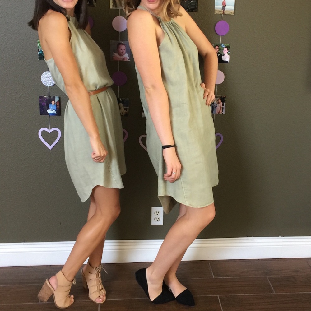 Soft Anthropologie Halter Dress